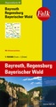 Wegenkaart - landkaart 13 Regionalkarte-de Bayreuth - Regensburg - Bayerischer Wald | Falk
