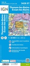 Wandelkaart - Topografische kaart 3428ET Thonon les Bains - Évian les Bains | IGN - Institut Géographique National