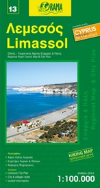 Fietskaart - Wegenkaart - landkaart 13 Limassol Cyprus | Orama
