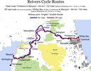 Fietskaart Reivers Cycle Routes | Northern Heritage Services