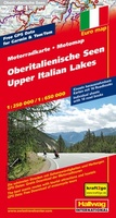 Motorkaart Noorditaliaanse meren - Lombardije, Oberitalienische Seen