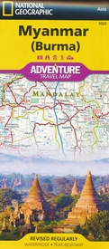 Wegenkaart - landkaart Adventure Map Myanmar - Birma | National Geographic