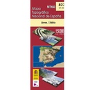 Topografische kaart 823 MT50 Jávea/Xàbia | CNIG - Instituto Geográfico Nacional1