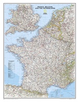 Frankrijk, België en Nederland, 60 x 77 cm