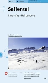 Wintersportkaart 257S Safiental | Swisstopo