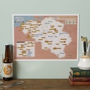 Scratch Map Belgische Bierkaart Collect & Scratch | Maps International