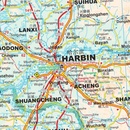 Wegenkaart - landkaart 03 Noord oost China - northeast China | Gizi Map