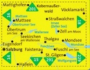 Wandelkaart 17 Salzburger Seengebiet | Kompass