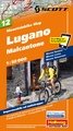 Mountainbikekaart 12 Lugano / Malcantone MTB kaart | Hallwag