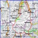 Wandelkaart 5 Tour du Mont Rose - Monte Rosa | L'Escursionista editore