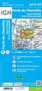 Wandelkaart - Topografische kaart 2412OT Forêt de Chantilly | IGN - Institut Géographique National