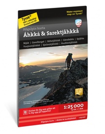 Wandelkaart Hoyfjellskart Áhkká & Sarektjåkkå | Zweden | Calazo