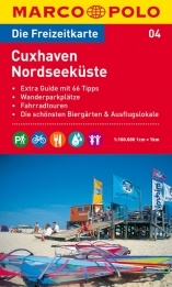 Wegenkaart - landkaart 04 Marco Polo Freizeitkarte Cuxhaven- Nordseeküste | Marco Polo