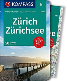 Wandelgids 5918 Kompass Wanderführer Zürich -  Zürichsee | Kompass