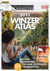 Campergids WINZERATLAS 2025 | Camper Wijnboerderijen | DoldeMedien Verlag GmbH