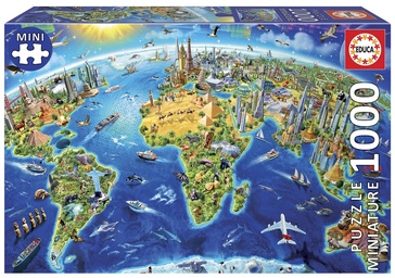 Legpuzzel Miniatuur Wereldsymbolen | Educa