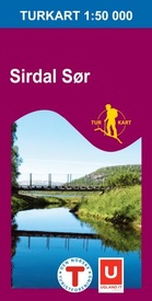 Wandelkaart 2702 Turkart Sirdal Sør - Zuid | Nordeca
