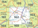 Fietskaart - Wegenkaart - landkaart 162 Rodez - Mende - Millau - Cevennen | IGN - Institut Géographique National