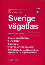 Opruiming - Wegenatlas Sverige Vägatlas 2018 - Zweden | Norstedts