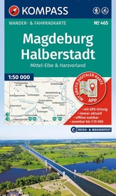 Wandelkaart 456 Magdeburg - Dessau - Lutherstadt Wittenberg | Kompass
