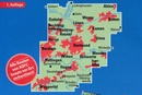 Fietskaart ADFC Regionalkarte Radrevier Ruhr ost | BVA BikeMedia