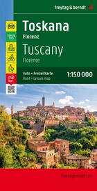 Wegenkaart - landkaart Toscane / Firenze T10 | Freytag & Berndt
