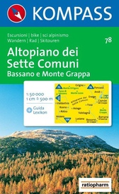 Wandelkaart 78 Altopiano dei Sette Comuni | Kompass