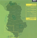 Wegenkaart - landkaart 457 Mysterious South Albania - Rajonit Bregdetar Jugor | Vektor
