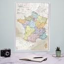 Wandkaart Classic Frankrijk | 84 x 119 cm | Maps International Wandkaart Classic Frankrijk | 60 x 42 | Maps International
