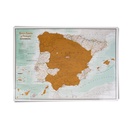 Scratch Map Spanje - Portugal | 59 x 42 cm | Maps International
