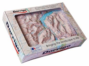 Reliëfkaart Helvellyn reliëf kaart A4 gift box | Dorrigo