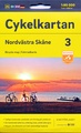 Fietskaart 03 Cykelkartan Nordvästra Skåne - noordwest Skane | Norstedts