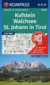 Wandelkaart 09 Kufstein - Walchsee - St. Johann in Tirol | Kompass