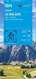 Wegenkaart - landkaart 3336ET Les Deux Alpes | IGN - Institut Géographique National