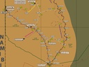 Wegenkaart - landkaart Kgalagadi Transfrontier Park | Infomap