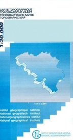 Wandelkaart - Topografische kaart 45/3-4 Jurbise - Obourg | NGI - Nationaal Geografisch Instituut