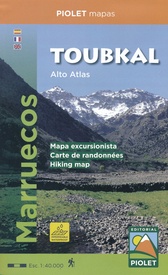 Wandelkaart Toubkal, Hoge Atlas - Marokko | Editorial Piolet