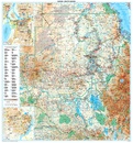 Wegenkaart - landkaart Sudan and South Sudan | Gizi Map