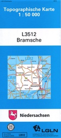 Topografische kaart L3512 Bramsche | LGL Niedersachsen