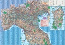 Spoorwegenkaart - Wegenkaart - landkaart Italië spoorweg en wegenkaar | ITMB
