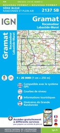 Wandelkaart - Topografische kaart 2137SB Gramat | IGN - Institut Géographique National