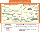 Wandelkaart - Topografische kaart 215 Explorer  Newtown, Machynlleth  | Ordnance Survey