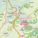 Fietskaart Cycle Map The Devon Coast to Coast | Sustrans