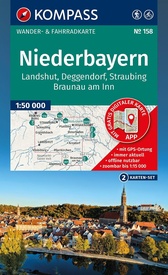 Wandelkaart 158 Niederbayern | Kompass
