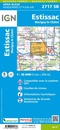 Wandelkaart - Topografische kaart 2717SB Estissac | IGN - Institut Géographique National