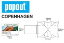 Stadsplattegrond Popout Map Copenhagen | Compass Maps