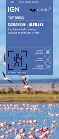 Wegenkaart - landkaart 75033 Camargue / Alpilles | IGN - Institut Géographique National