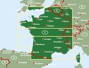 Wegenkaart - landkaart Frankrijk - Frankreich | Freytag & Berndt