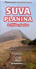 Wandelkaart Suva Planina – Servië | Geokarta