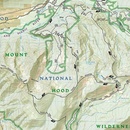 Wandelkaart 321 Mount Hood Wilderness - Mount Hood National Forest ng r/v wp /OR | National Geographic